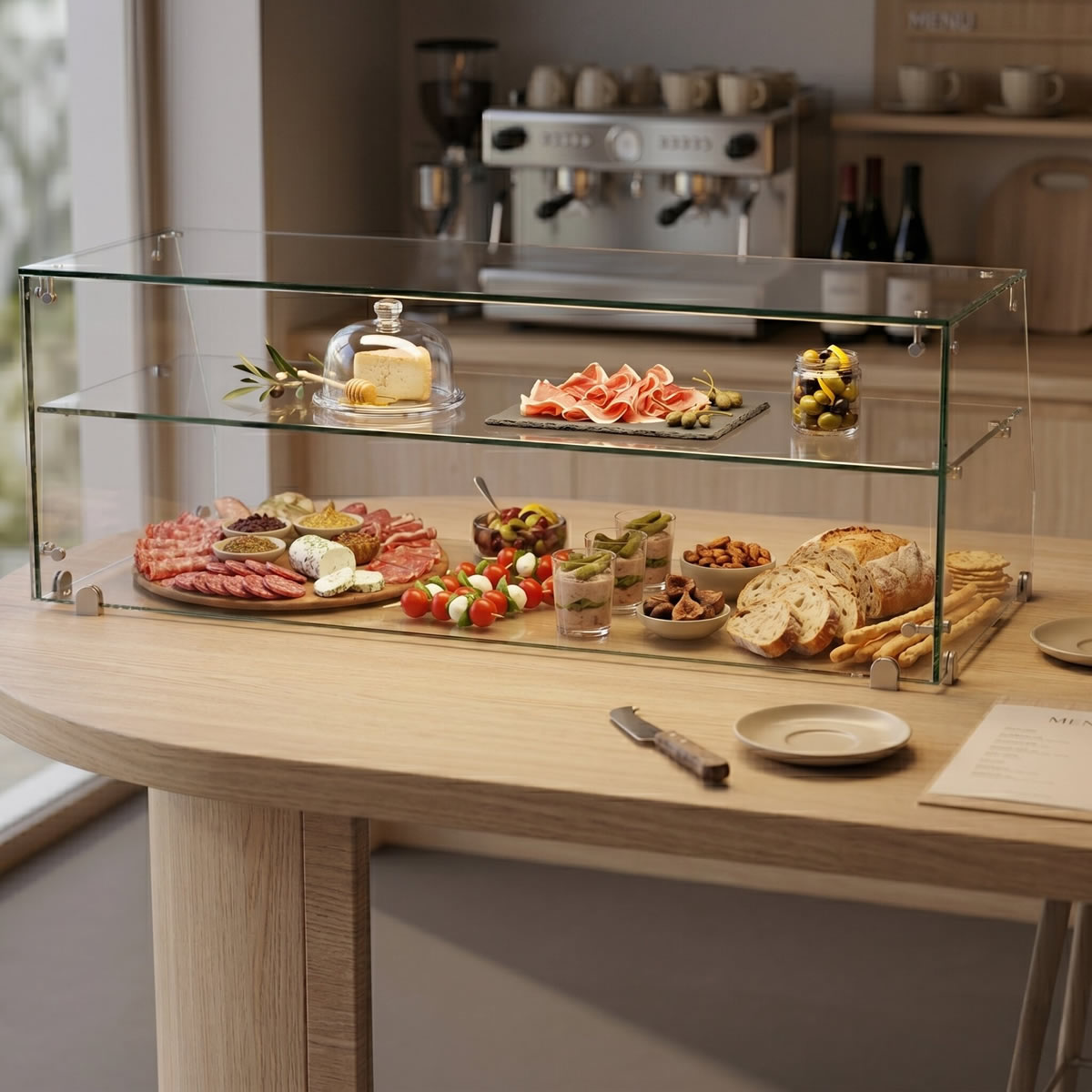 Nadstawki szklane SNACK